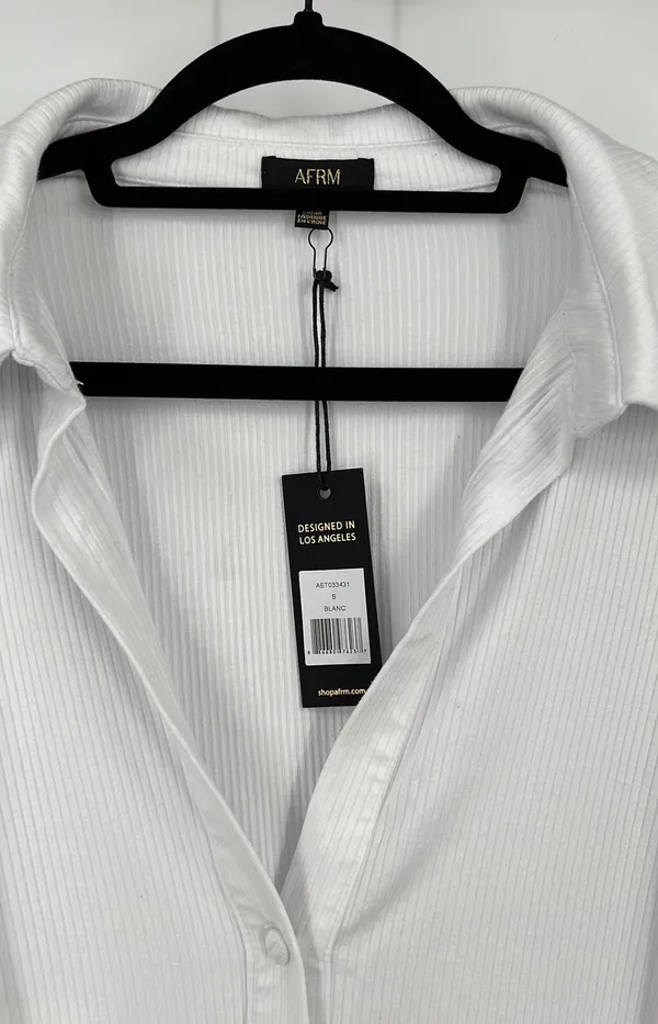 AFRM Santon Top in Blanc Small - Image 6