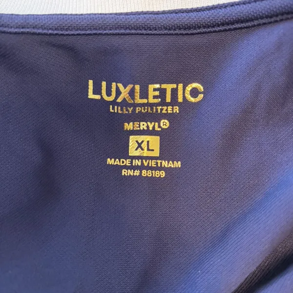 Lilly Pulitzer Luxletic XL Meryl Polo Dress Navy Athletic Tennis Golf Luxury - Image 5