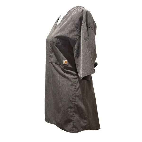Carhartt Force Medium Unisex Scrub Top V Neck Excellent Preowned - Image 3