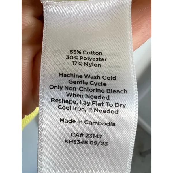 Talbot's Yellow Cable Knit Johnny Collar Pullover Sweater Preppy Old Money Small - Image 6