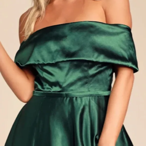 LULUS Sexy Prom Wedding Special Event Emerald Elegant Classy Holidays Gown - Image 6