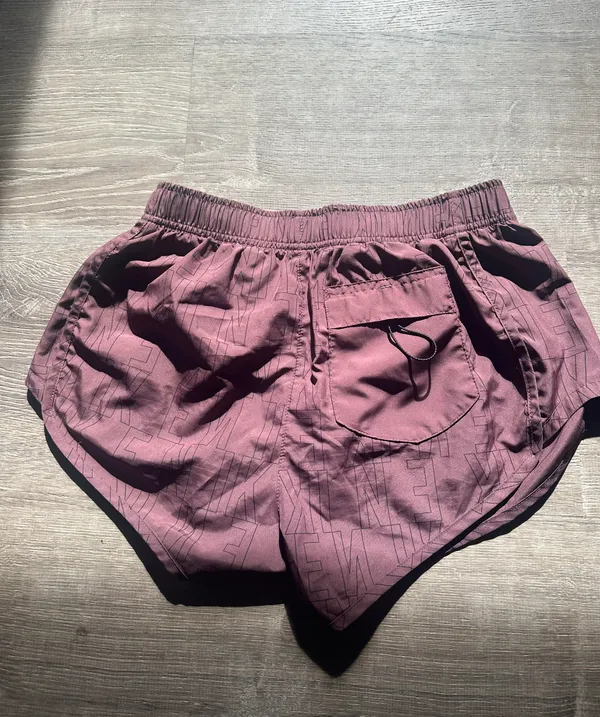 Nike Maroon Running Shorts - Image 2