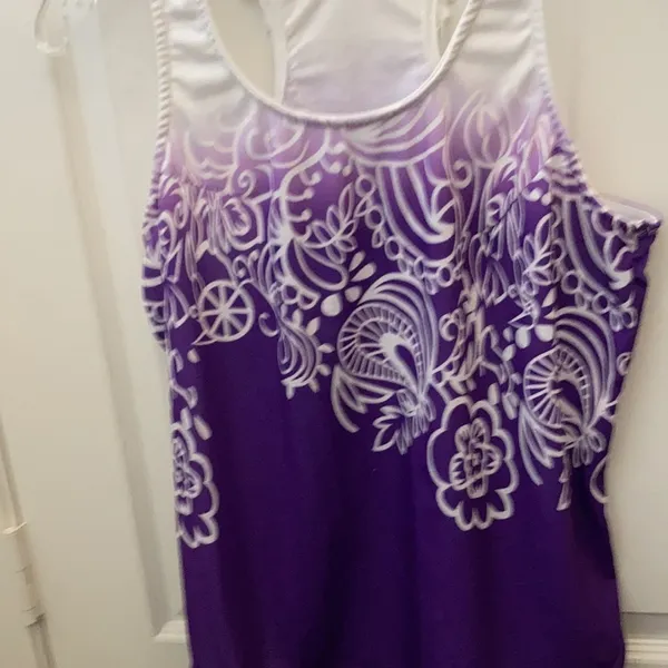 FINAL MARKDOWN Ladies racerback tank xl Purple - Image 2