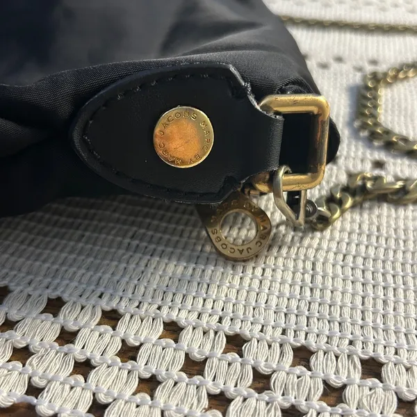 Marc by Women's Nylon Crossbody Handbag with Gold Chain - Image 4