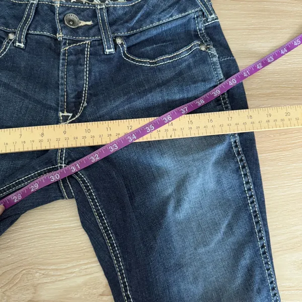Ariat 29” REAL Mid Rise Stretch Outseam‎ Ella Skinny Jeans Celestial Rodeo Slim - Image 9