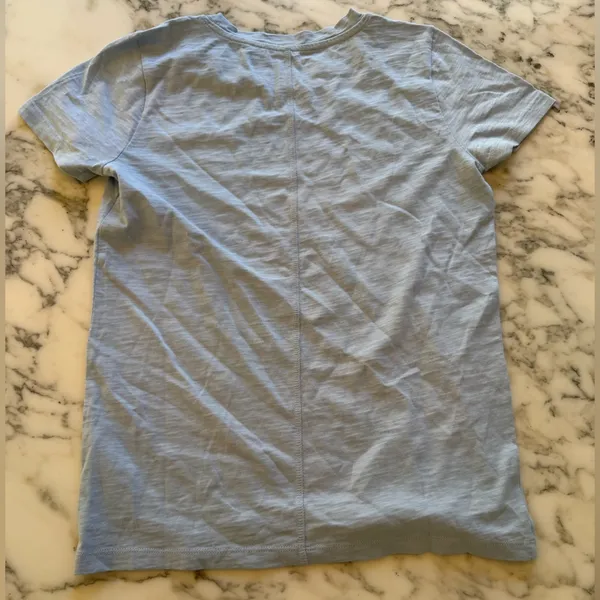 NWT J.Crew Short Sleeve Girlfriend Tee Sky Blue Sz XS sold out online - Image 5