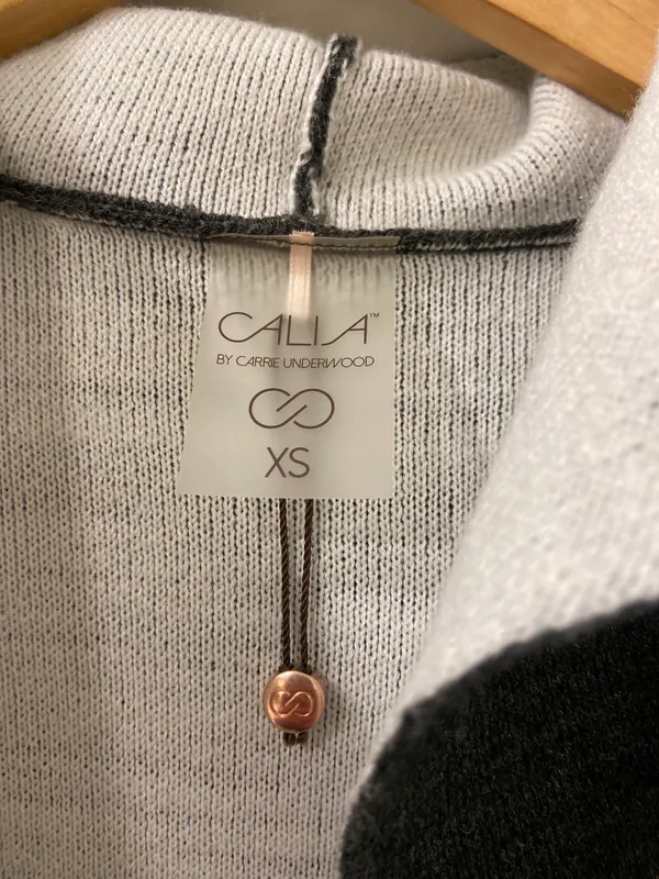 Calia Effortless Hooded Cardigan Duster Sweater - Image 3