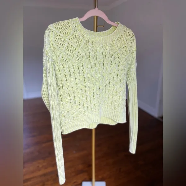 Aeropostale Chunky Knit Sweater Pullover Downtown Streetwear Soft Girl 90s Y2K‎ - Image 4