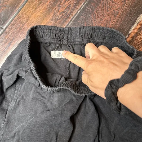Elastic waist, cotton shorts, basic Los Angeles Apparel, summer athletic lounge - Image 4
