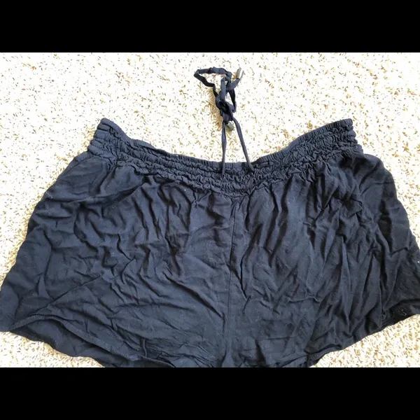 Forever 21 smocked waist tie front shorts Sz L - Image 6