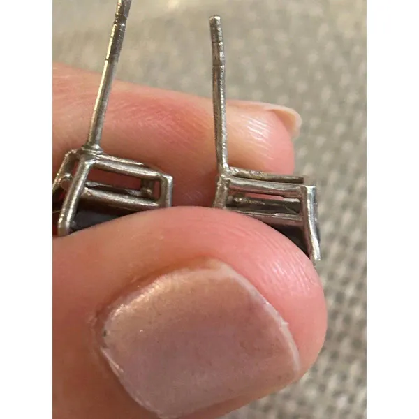 Lot A626 .25 silver plated earrings stud amazing - Image 7