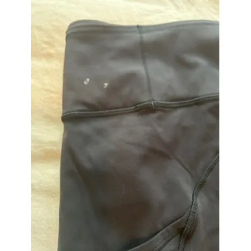 Lululemon Black High Rise Pocket Leggings 7/8 Length Yoga Pants Size 12 - Image 7
