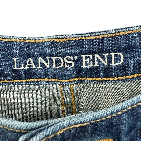 Lands' End Size 12 Mid Rise‎ Bootcut Jeans Denim Pants Blue Not Distressed - Image 3