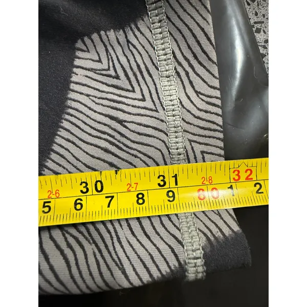 Aerie Chill. Play.‎ Move Leggings Black and Gray Patterned Activewear - Image 7
