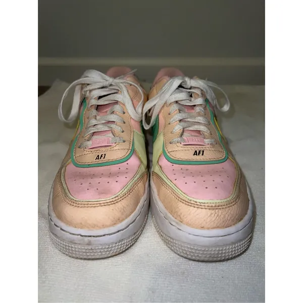 Nike Air Force 1 Shadow Arctic Punch Barely Volt Womens 9 - Image 2