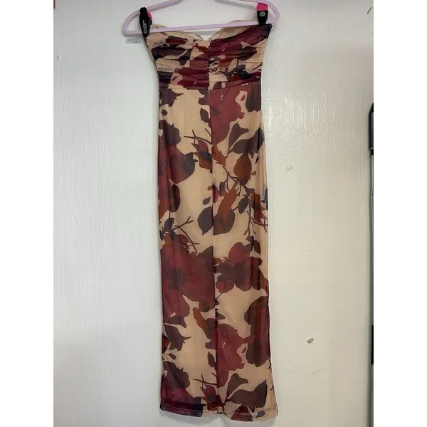 CHELSEA AVENUE TALLULAN MIDI DRESS -color PLUM Size S - Image 6