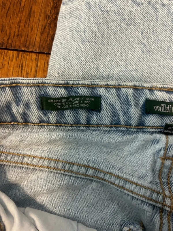 mid rise 90s straight jeans - Image 5