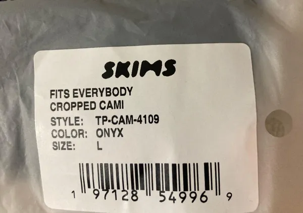 SKIMS Cropped Cami NWT L - Image 5