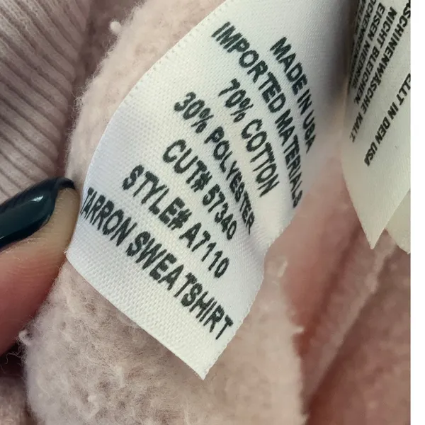 Agolde Tarron Sweatshirt light pink‎ size small - Image 7
