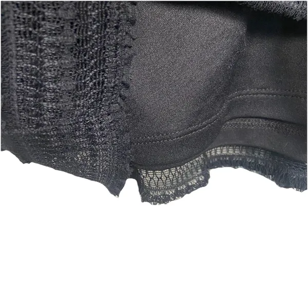 Bardot Mia Mesh Slip Mini Black Size 10 Bodycon Textured Cocktail‎ Dress Party - Image 6