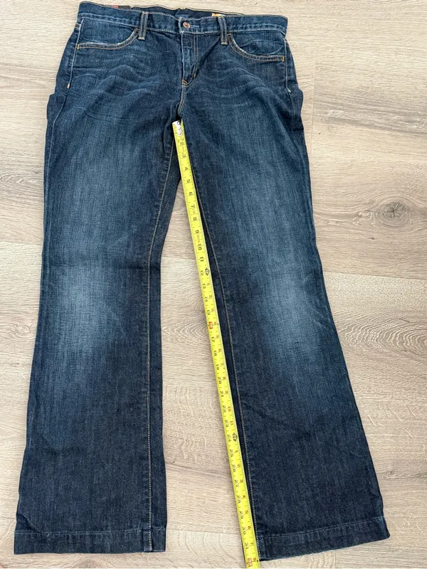 Gap 1969 Long & Lean Jeans Women’s 6 Dark Wash Bootcut Flare Stretch - Image 6