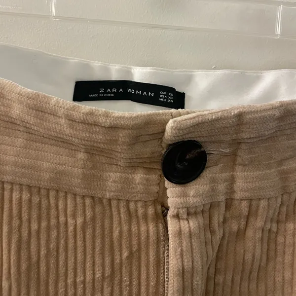 Zara Corduroy Wide Leg Pants - Image 4
