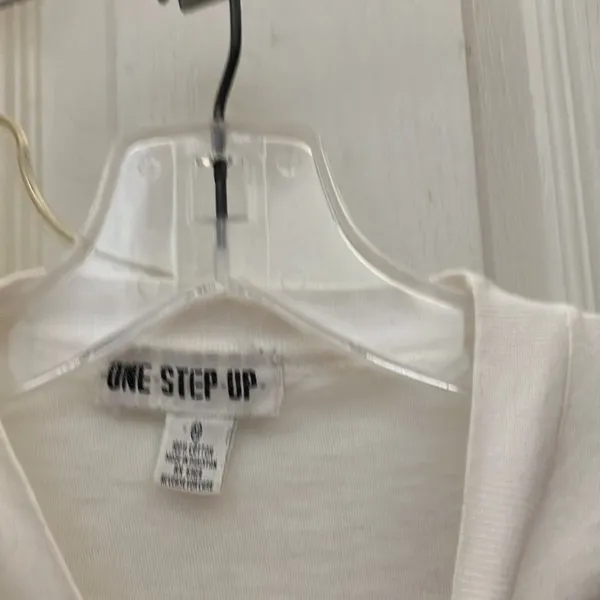 FINAL MARKDOWN One step up dropped shoulder oversized tee medium White - Image 3