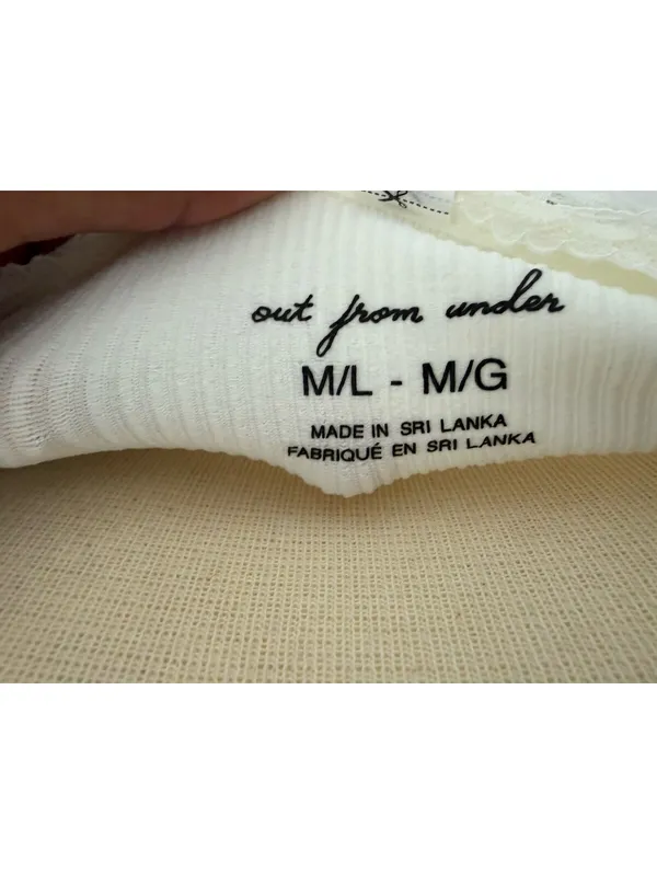 Urban Outfitters NWT Out from Under White Ribbed long Sleeve Crop Top - Image 2