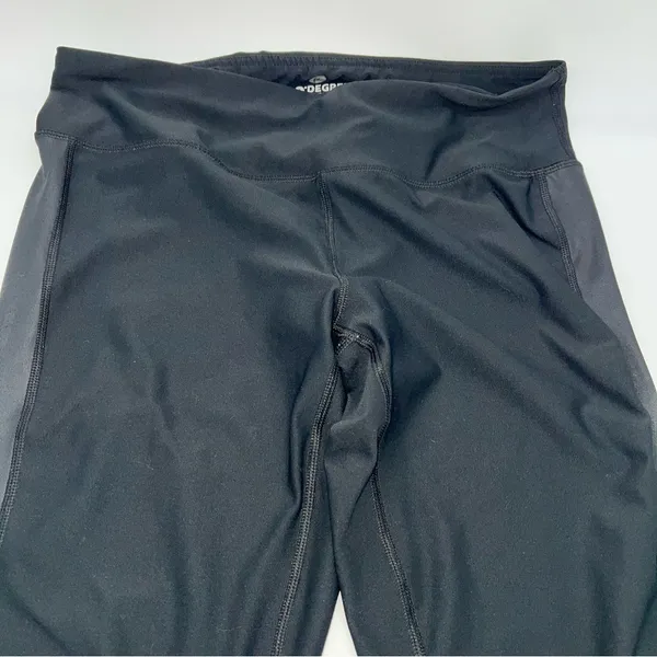 90 Degree By Reflex Women’s Black w/3 Shades of Gray Accent Leggings-Size L - Image 5