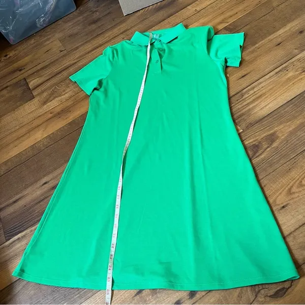 Outdoor Voices Birdie Polo Dress Kelly Green Large P1 - Image 8