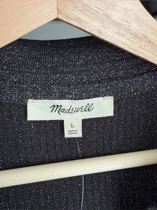 NWT Madewell V Neck Polo Top - Image 5