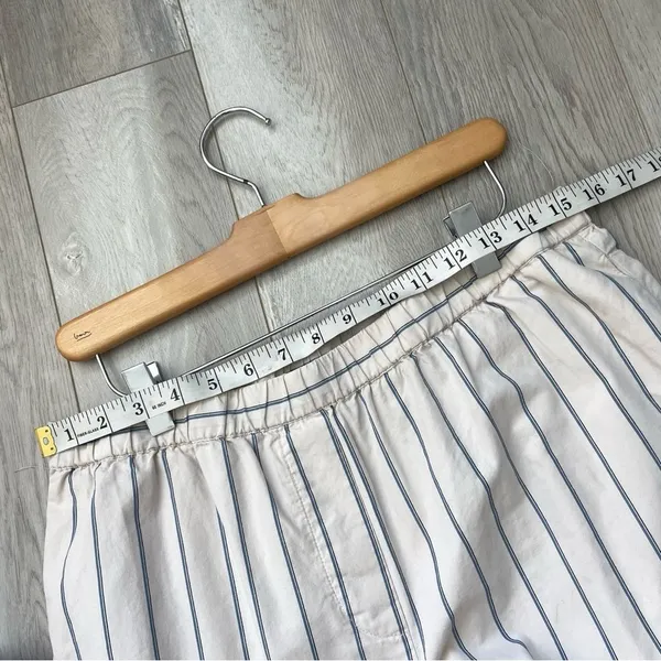 Wilfred Striped Pants organic cotton straight leg womens Cream (large) nautical - Image 3