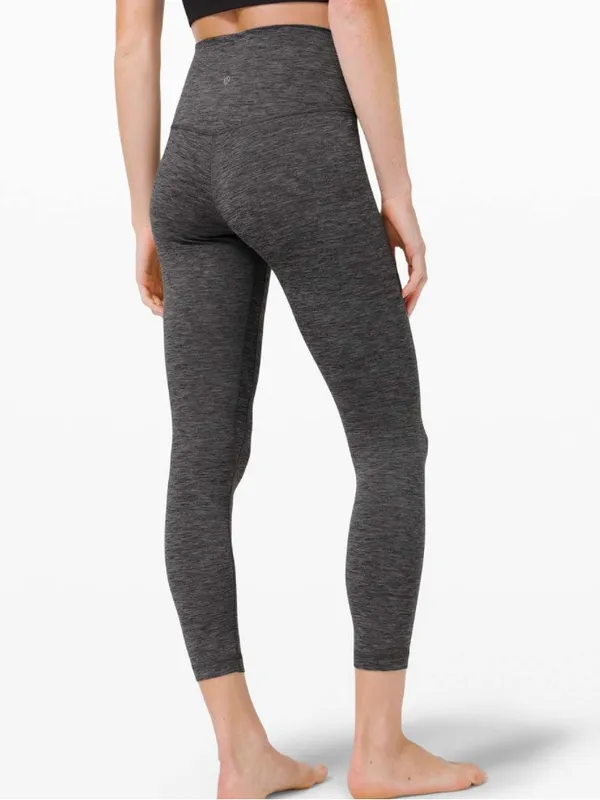 Lululemon Align 25” crop leggings heather black 8 - Image 2
