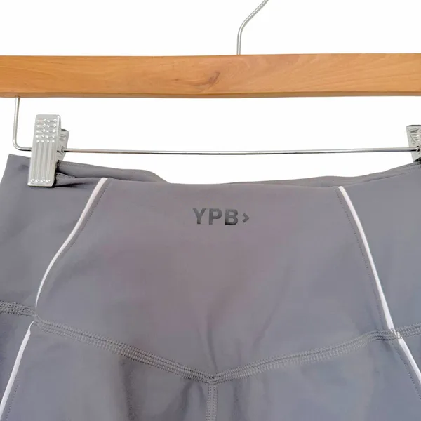 Abercrombie YPB Your Personal Best Gray Leggings Sz M - Image 3