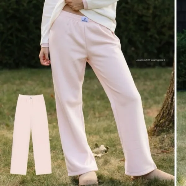 New PARKE Heritage Collection Boxer Sweatpants in Rose Pink - Image 2