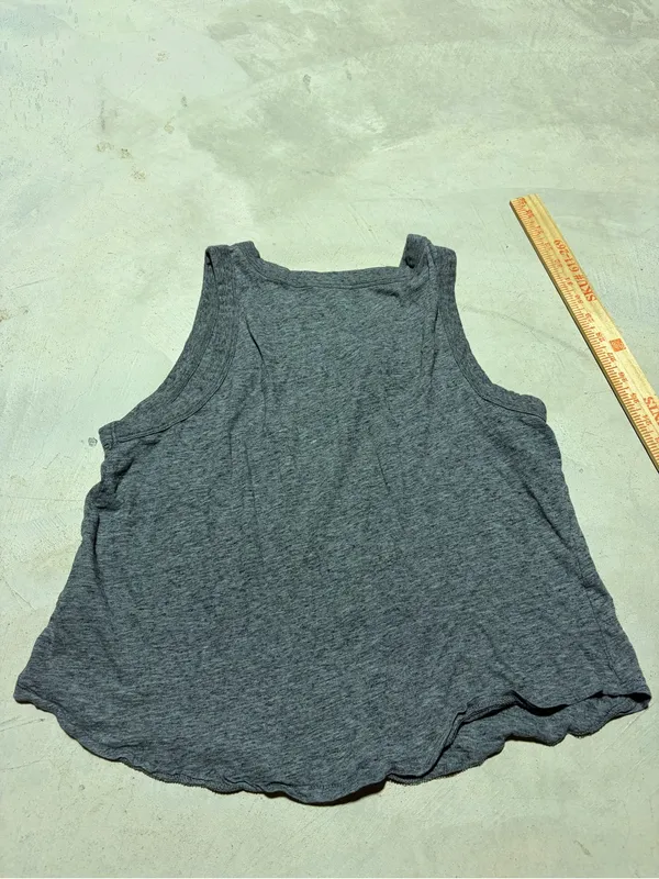 Madewell Women’s Tank Top Gray cotton large - Image 5