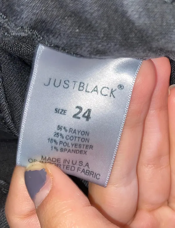 Just Black Denim Distressed Jeans - Image 7
