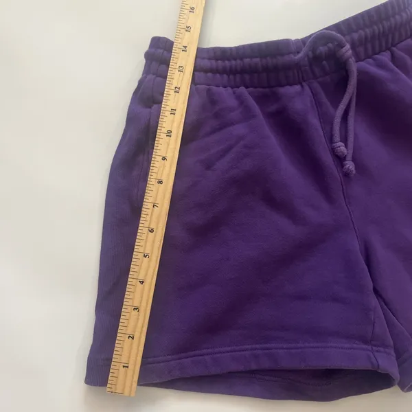 Artizia Small TNA CozyAF Fleece Purple Sweat Shorts - Image 8