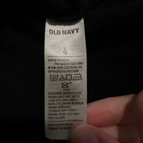 Old Navy Women’s Size Large Black Leggings - Image 3