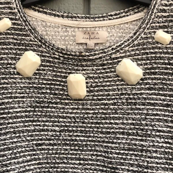 Zara Trafaluc Top With Embellishments - Image 4