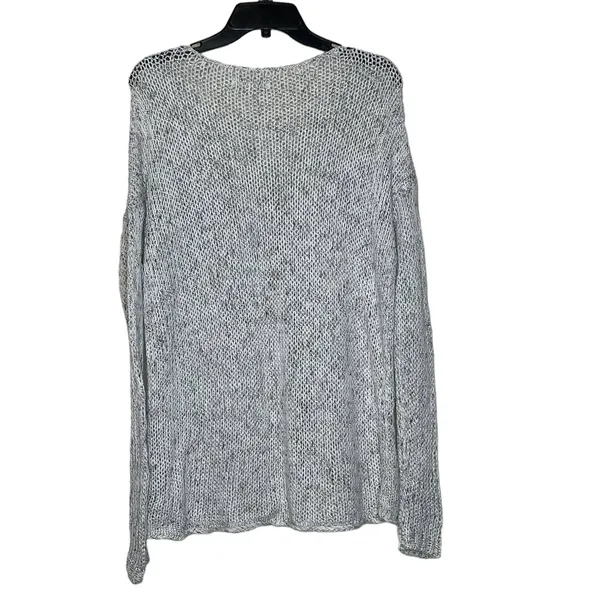 Abercrombie & Fitch Open Knit Sweater Size XS Beige With Black Fleck Womens‎ - Image 5