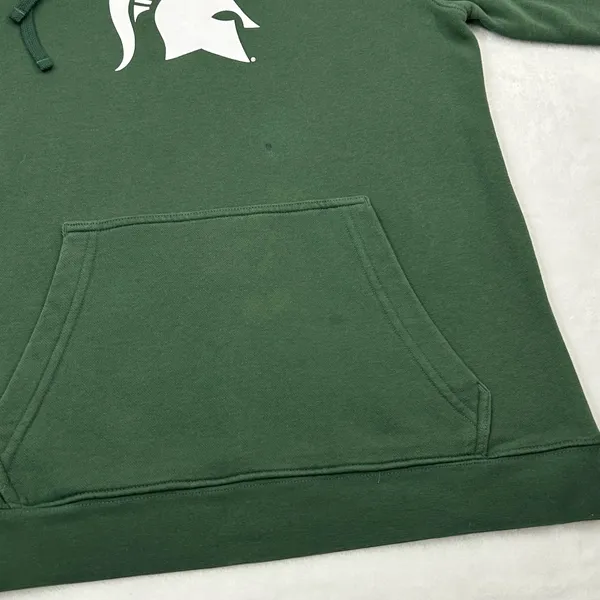 Michigan State Spartans NCAA Green Nike Pullover Hoodie Sweatshirt size S/M - Image 3