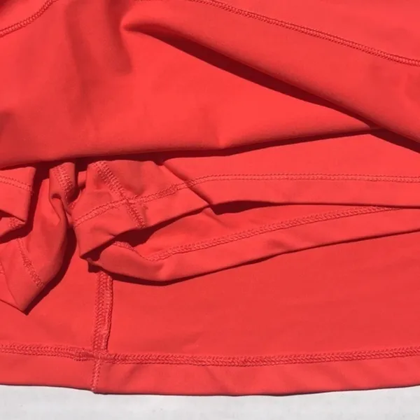 Lole Athletic Golf Skort Orange/Dark‎ Gray Size M - Image 7