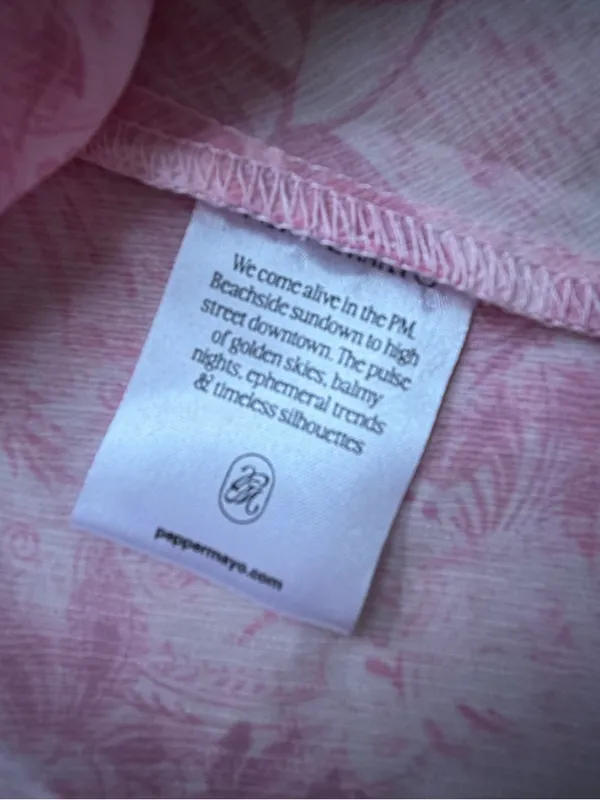 Peppermayo NWT Tara Maxi Dress Open Back Maxi Dress in Pink Print Size 12 - Image 12