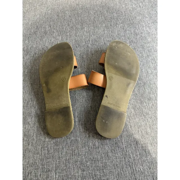 GAP Double Strap Slides Color Cognac Women's Sz 7 - Image 6