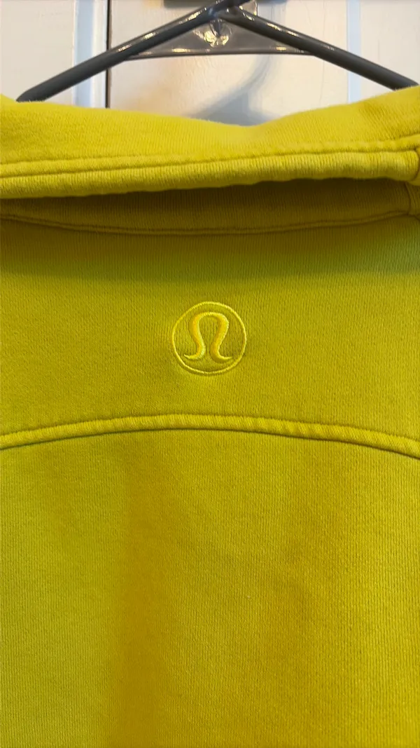 Lululemon Yellow Scuba Half-Zip lemonade  - Image 4
