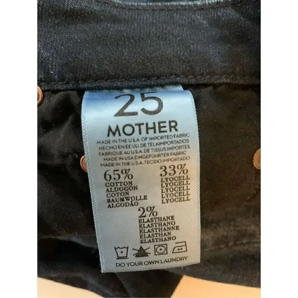 Mother Looker Ankle Fray Film At 11 denim jeans women’s size 25 - Image 5