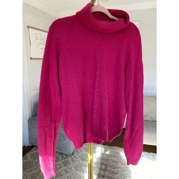 Vintage Gordon Of Philadelphia Angora Wool Turtleneck‎ Sweater L Quiet Luxury - Image 2