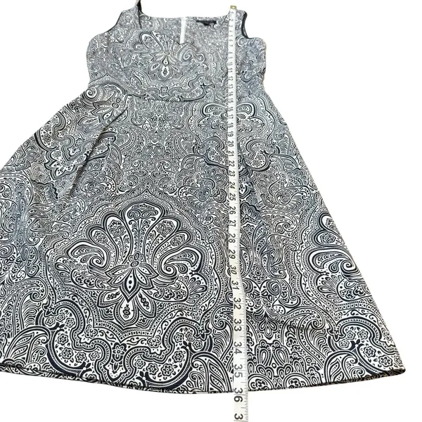 Paisley‎ Print Sleeveless V Neck Dress 90s inspired Girly Romantic Size 0 - Image 7