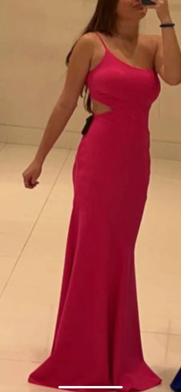 Prom Dress Pink Size 6 - Image 2